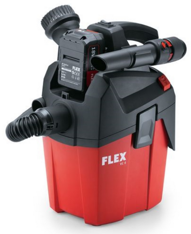 Flex Akku Kompaktsauger 6 Liter